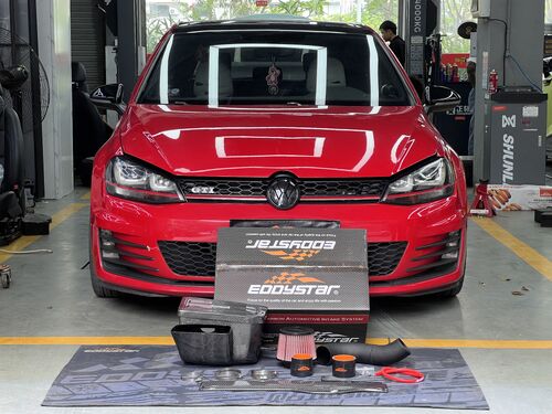 mais recente caso da empresa sobre 2017 Volkswagen Golf 7 GTI Upgraded with EDDY Carbon Fiber Intake Box