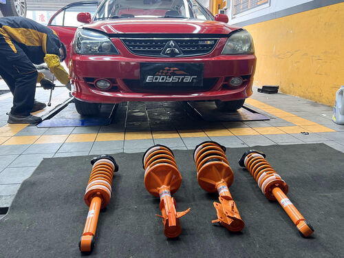 mais recente caso da empresa sobre Kit de Amortecedores EDDY Sport para Mitsubishi Lancer 1.6 2008 | Carro Antigo Renovado com Boa Dirigibilidade e Conforto