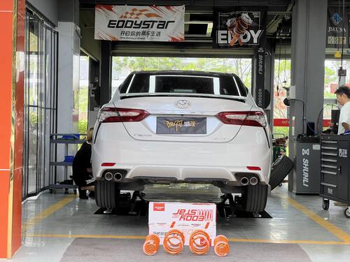 mais recente caso da empresa sobre 2020 Toyota Camry 2.0L upgraded with EDDY sport lowering springs, balancing handling and comfort