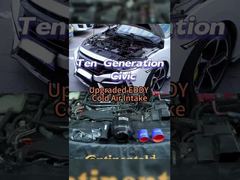 Honda Civic atualizado com kit de admissão Vortex