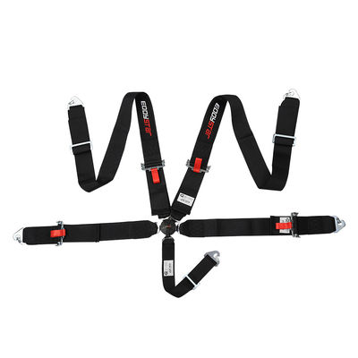 EDDYSTAR Nylon Five Point Seat Belt Preto Cor Five Point Racing Harness