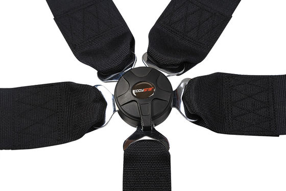 EDDYSTAR Nylon Five Point Seat Belt Preto Cor Five Point Racing Harness