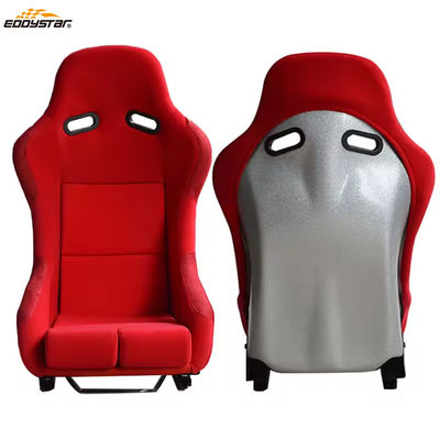 EDDYSTAR Carbon Fiber Bucket Seats Dual Slider Fácil instalação para carro de corrida