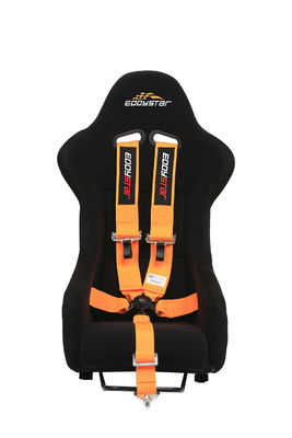 EDDYSTAR Nylon Drift Car Racing Cinturão de Segurança Cor de Laranja Cinturão de Segurança de 5 Pontos