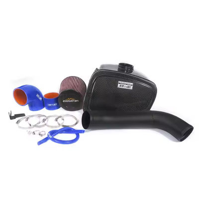 Kit de filtro de admissão de ar de fibra de carbono para automóveis Volkswagen Touareg