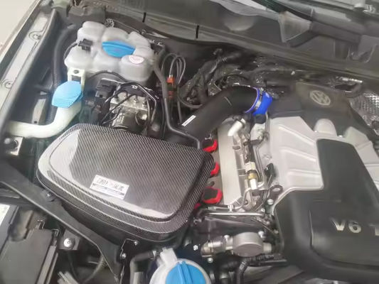 Kit de filtro de admissão de ar de fibra de carbono para automóveis Volkswagen Touareg