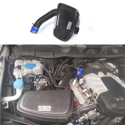 Kit de filtro de admissão de ar de fibra de carbono para automóveis Volkswagen Touareg