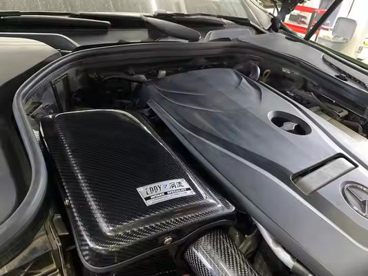 Filtro de ar Caixa de ar de carro de fibra de carbono para Mercedes-Benz 1.6 - 2.0 T