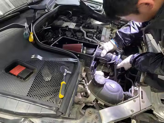 Filtro de ar Caixa de ar de carro de fibra de carbono para Mercedes-Benz 1.6 - 2.0 T