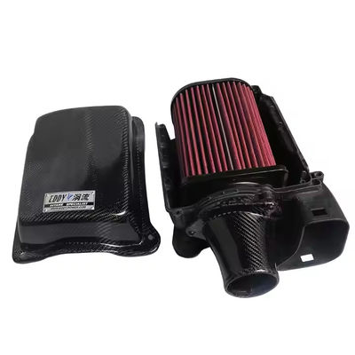 Entrada de ar de fibra de carbono para automóveis leves para proteção do motor