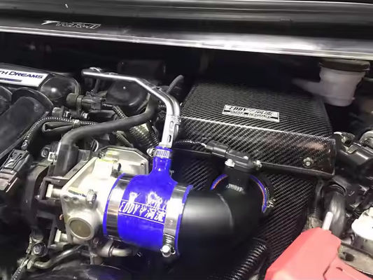 Resistência ao calor Fibra de carbono Entrada de ar Instalação fácil Para Honda Fit GK5
