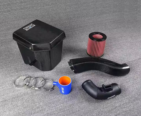 Resistência ao calor Fibra de carbono Entrada de ar Instalação fácil Para Honda Fit GK5
