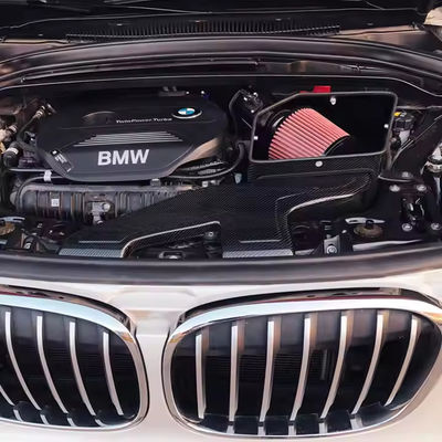 Motor compacto Fibra de carbono Entrada de ar frio BMW Brilliance X1 Isolar o calor do motor