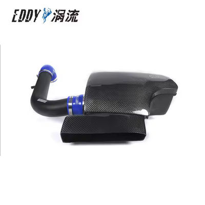 Fibras de carbono laváveis de longa duração Entrada de ar VW Golf 7 Partes de motores de automóveis