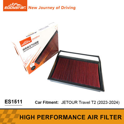 Filtro de ar de painel lavável de alto fluxo com malha de arame de aço JETOUR Travel T2