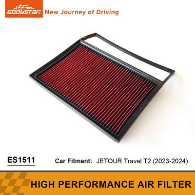 Filtro de ar de painel lavável de alto fluxo com malha de arame de aço JETOUR Travel T2