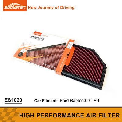 Filtro de ar de fibra de carbono de alto desempenho Ford biodegradável importado 3.0T