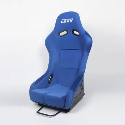 EDDYSTAR Luxury Blue Soft Bucket Assento de corrida Cadeira personalizada de carro de corrida