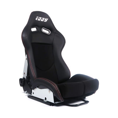 Drag Circuit Drift Seat de corrida ajustável de couro com botão reclinável