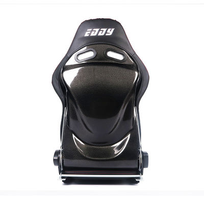 Drag Circuit Drift Seat de corrida ajustável de couro com botão reclinável
