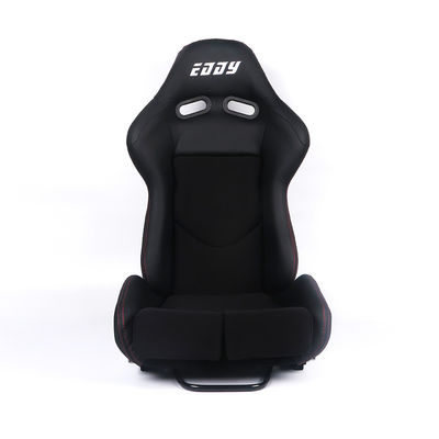 Drag Circuit Drift Seat de corrida ajustável de couro com botão reclinável
