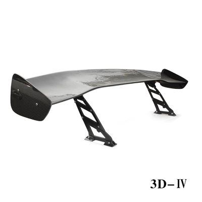 Spoiler de asa traseira de carro de fibra de carbono personalizado 3D-IV