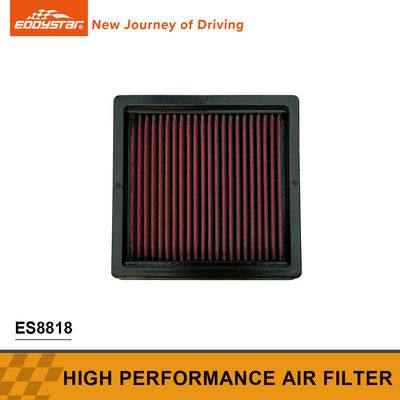Filtro de ar de alto desempenho preto e vermelho para Mitsubishi ES8818