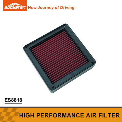 Filtro de ar de alto desempenho preto e vermelho para Mitsubishi ES8818