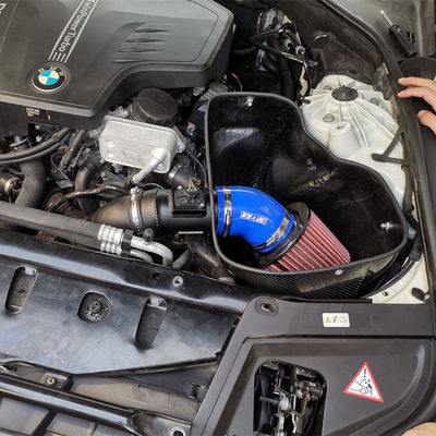 Kit de absorção de potência de potência de fibra de carbono para BMW 2.0T