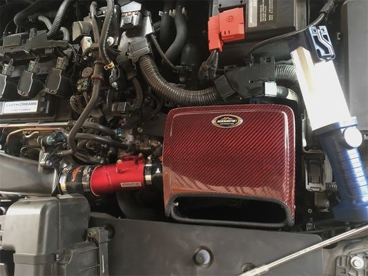 Airbox de alta vazão de fibra de carbono para Honda Civic