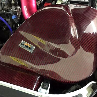 Airbox de entrada de fibra de carbono leve e forte para Ford Mondeo