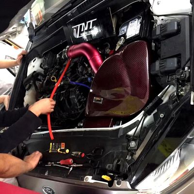 Airbox de entrada de fibra de carbono leve e forte para Ford Mondeo