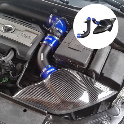 Airbox de entrada de fibra de carbono elegante para o compartimento do motor Upgrade para Volkswagen Magotan