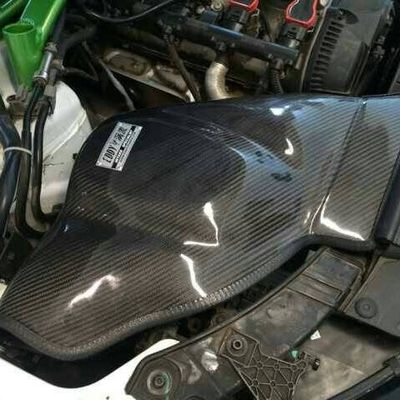 Airbox de fibra de carbono leve Forte e elegante Upgrade para AUDI A5