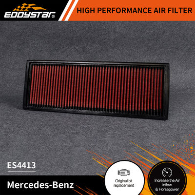Filtro de Ar de Alto Fluxo EDDYSTAR Aumenta o Fluxo de Ar em 25% + com Gaze de Algodão de Alta Qualidade para Mercedes-Benz C230 ES2240