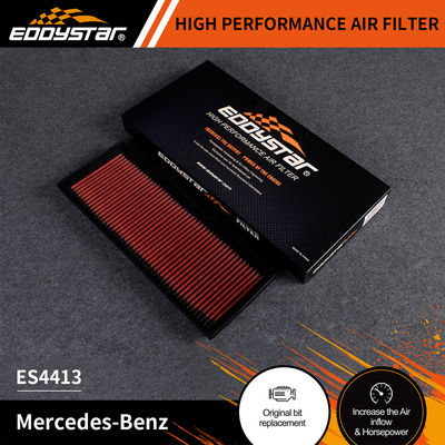 Filtro de Ar de Alto Fluxo EDDYSTAR Aumenta o Fluxo de Ar em 25% + com Gaze de Algodão de Alta Qualidade para Mercedes-Benz C230 ES2240