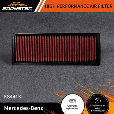 Filtro de Ar de Alto Fluxo EDDYSTAR Aumenta o Fluxo de Ar em 25% + com Gaze de Algodão de Alta Qualidade para Mercedes-Benz C230 ES2240