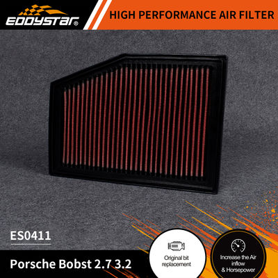 Filtro de Ar de Alto Fluxo EDDYSTAR para Porsche Bobst 2.7 3.2 com Vida Útil de Filtro de Até 60.000 Milhas e Número OE ES0411