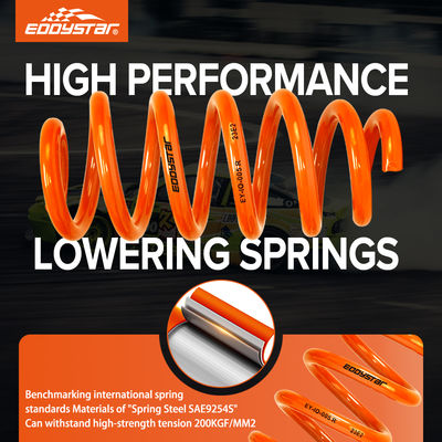 EDDYSTAR Precision-Engineered Lowering Spring Kit Set de 4 com 15% mais rígido traseiro e 20% mais rígido dianteiro para Mercedes Benz C180/C200 2015-2020