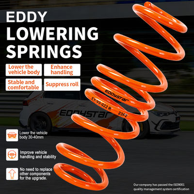EDDYSTAR Precision-Engineered Lowering Spring Kit Set de 4 com 15% mais rígido traseiro e 20% mais rígido dianteiro para Mercedes Benz C180/C200 2015-2020