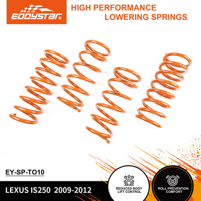 EDDYSTAR High-Stiffness Sport Lowering Springs with 20% Stiffer Front and 15% Stiffer Rear for Improved Stability in LEXUS ES250 ES200 ES300 ES350 IS250 IS250C IS300